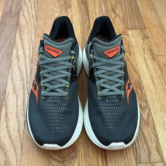 Saucony Ride 17 Shadow Pepper Men’s Size 12 W - Picture 3 of 10